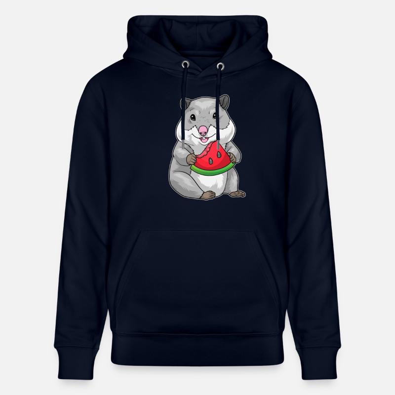 Hamster Pastèque - Sweat à capuche bio CRUISER Stanley/Stella Unisexe - marine