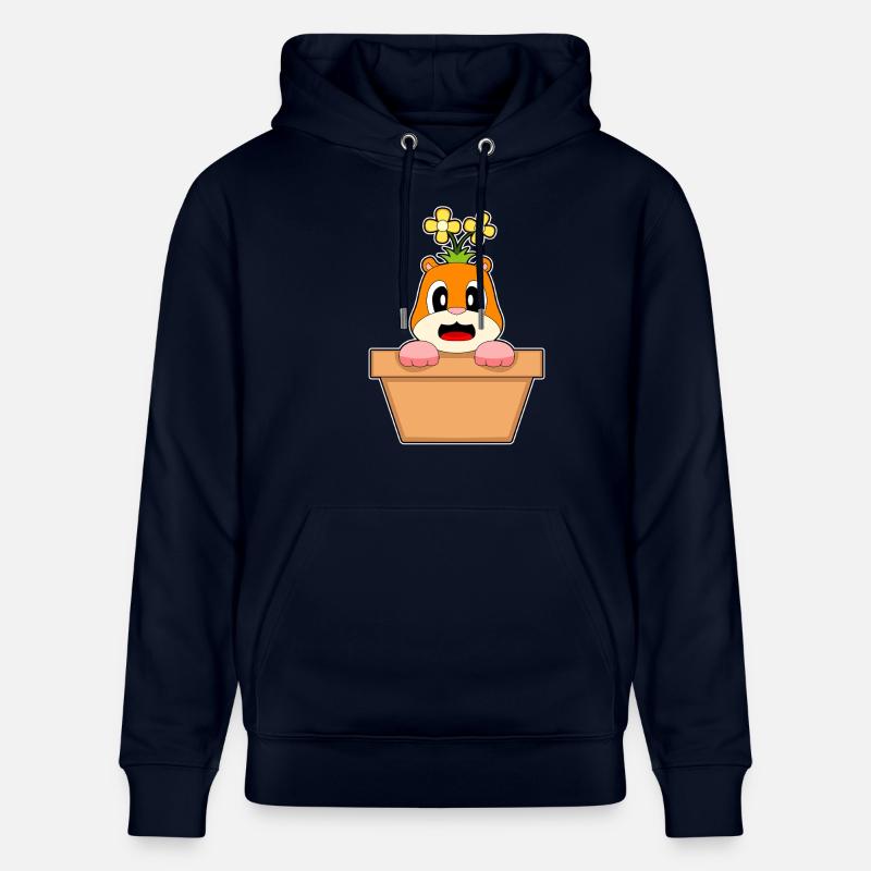 Fleur de hamster - Sweat à capuche bio CRUISER Stanley/Stella Unisexe - marine