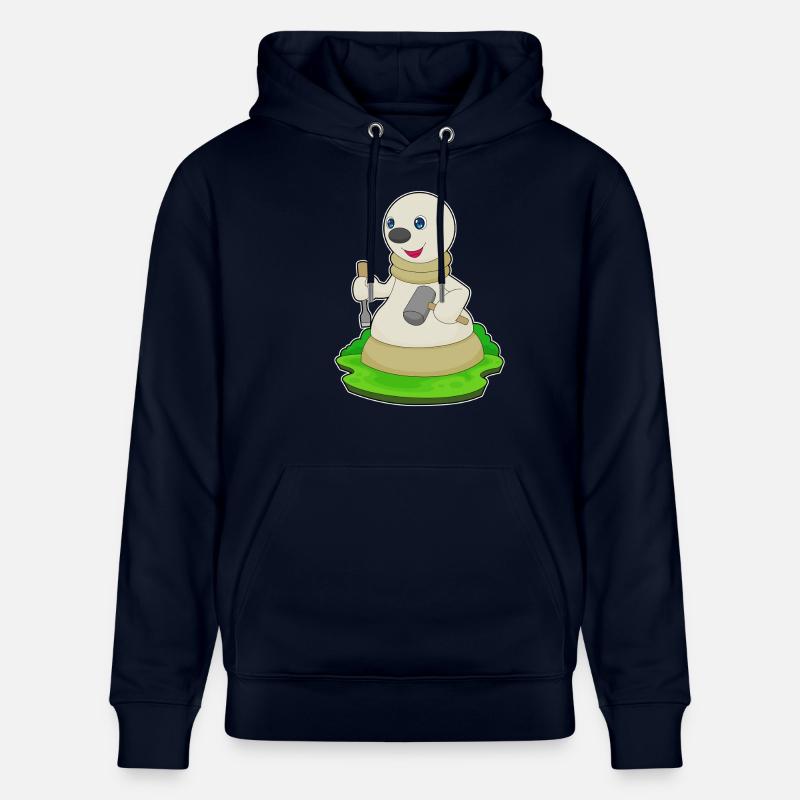 Pièce d’échecs pion échecs - Sweat à capuche bio CRUISER Stanley/Stella Unisexe - marine
