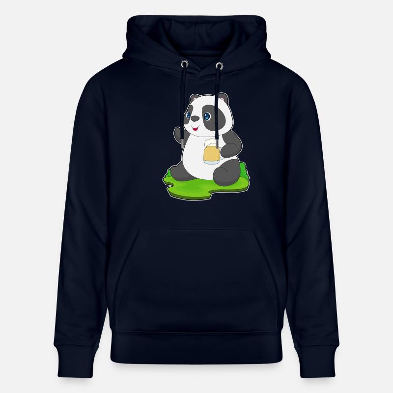 Bière Panda - Sweat à capuche bio CRUISER Stanley/Stella Unisexe - marine