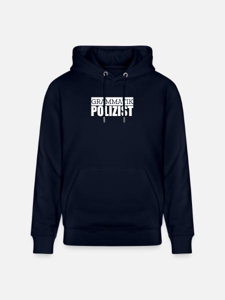 Grammatik Polizist - Stanley/Stella Unisex Bio-Hoodie CRUISER - Navy