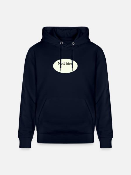 Nice Here Blank Template - Stanley/Stella CRUISER Unisex Organic Hoodie - navy
