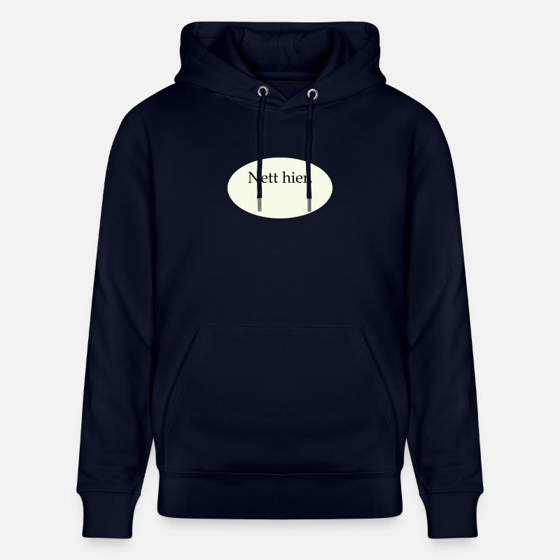 Joli modèle vierge ici - Sweat à capuche bio CRUISER Stanley/Stella Unisexe - marine