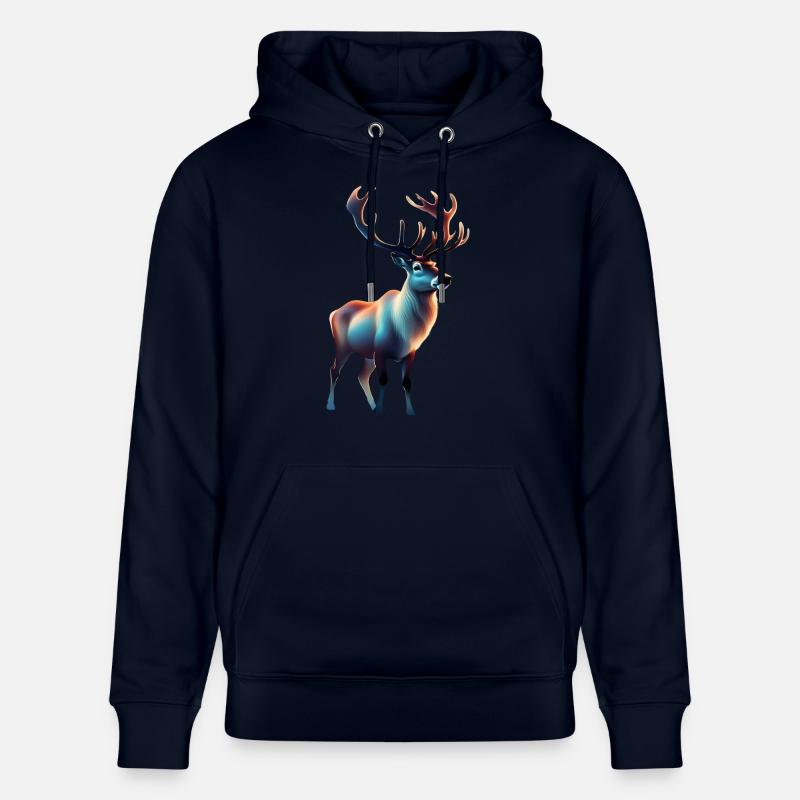 Conception de renne cool - Sweat à capuche bio CRUISER Stanley/Stella Unisexe - marine