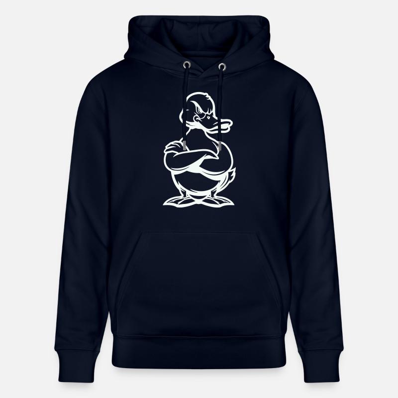 Bande dessinée Duck Duck - Sweat à capuche bio CRUISER Stanley/Stella Unisexe - marine