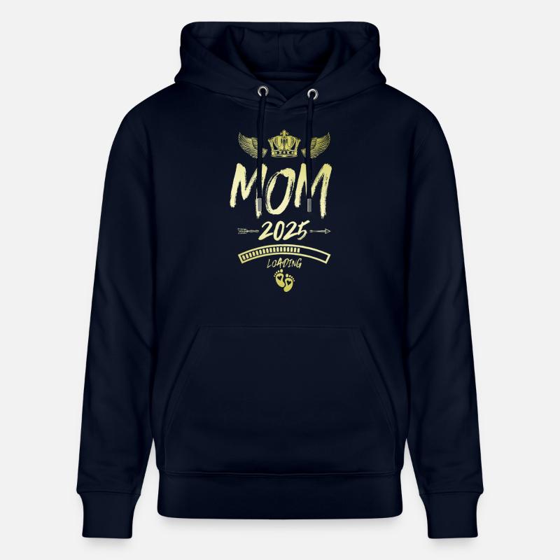 Mama 2025 Loading Mom Spruch - Stanley/Stella Unisex Bio-Hoodie CRUISER - Navy