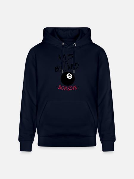 quote vänner godnatt biljard 8 bollsporter humor - Ekologisk luvtröja CRUISER unisex från Stanley/Stella - marinblått