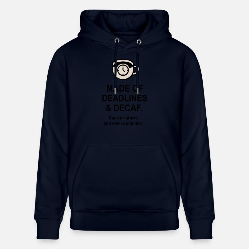Dates limites et décaféiné - Sweat à capuche bio CRUISER Stanley/Stella Unisexe - marine