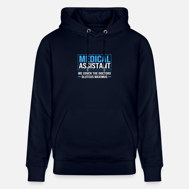 Médecin MFA - Sweat à capuche bio CRUISER Stanley/Stella Unisexe - marine