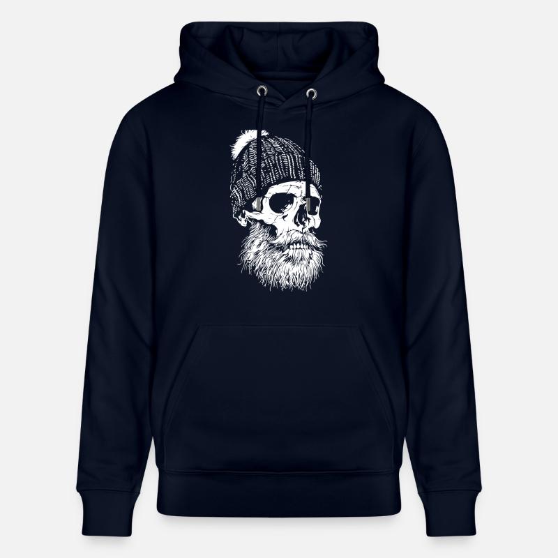 Bûcheron Crâne Bûcheron - Sweat à capuche bio CRUISER Stanley/Stella Unisexe - marine