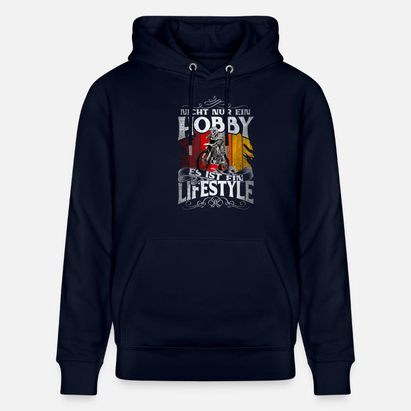 Motocross - Sweat à capuche bio CRUISER Stanley/Stella Unisexe - marine