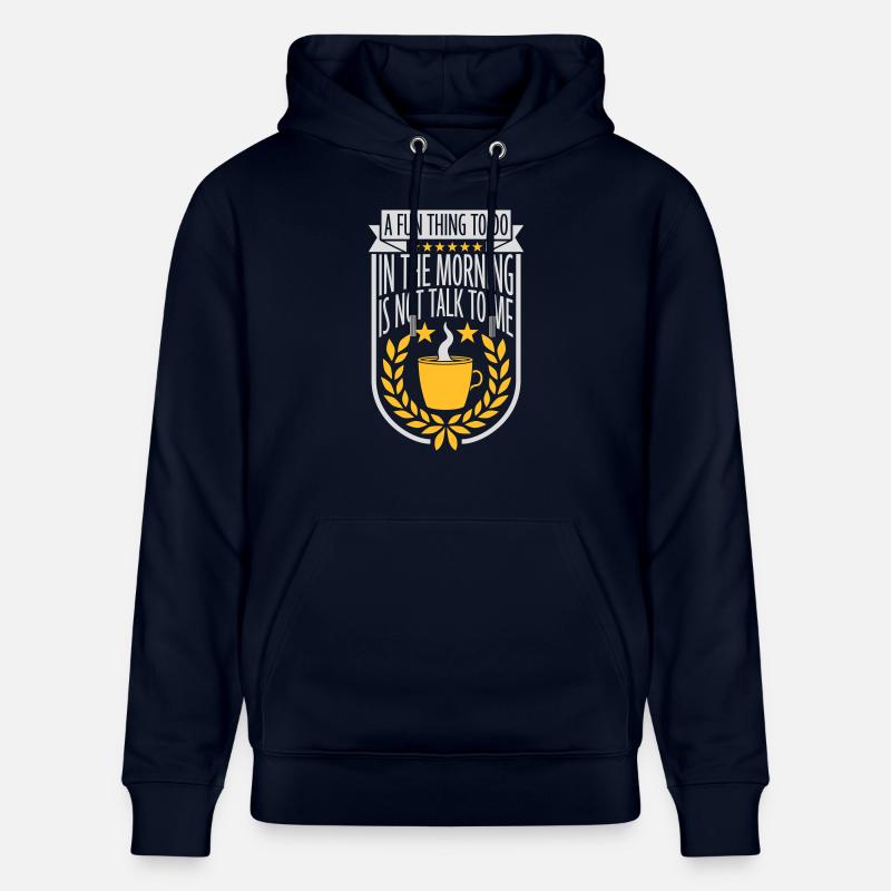 ne me parle pas - Sweat à capuche bio CRUISER Stanley/Stella Unisexe - marine