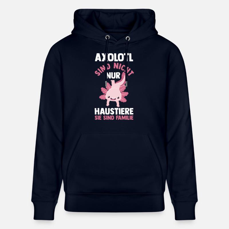 Axolotl - Sweat à capuche bio CRUISER Stanley/Stella Unisexe - marine