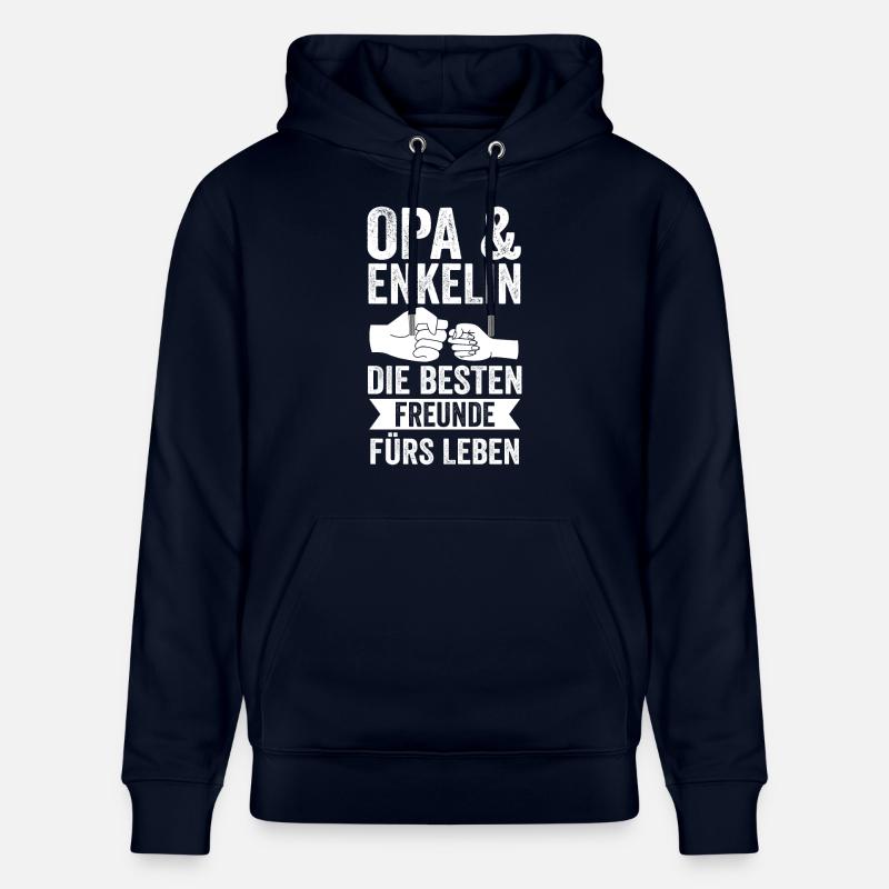Papi et petit-fils - Sweat à capuche bio CRUISER Stanley/Stella Unisexe - marine