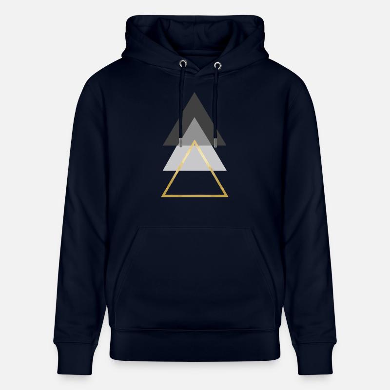 triangles - Sweat à capuche bio CRUISER Stanley/Stella Unisexe - marine