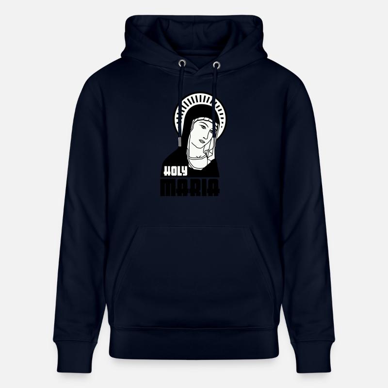 Holy Maria - Stanley/Stella Unisex Bio-Hoodie CRUISER  - Navy