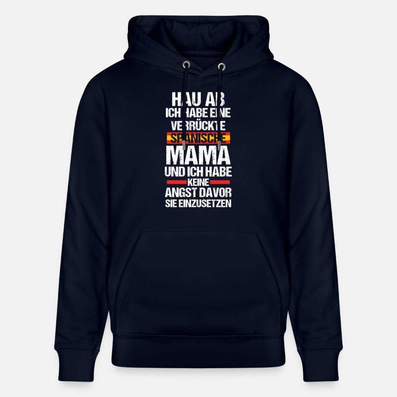 espagnole maman maman espagnole - Sweat à capuche bio CRUISER Stanley/Stella Unisexe - marine