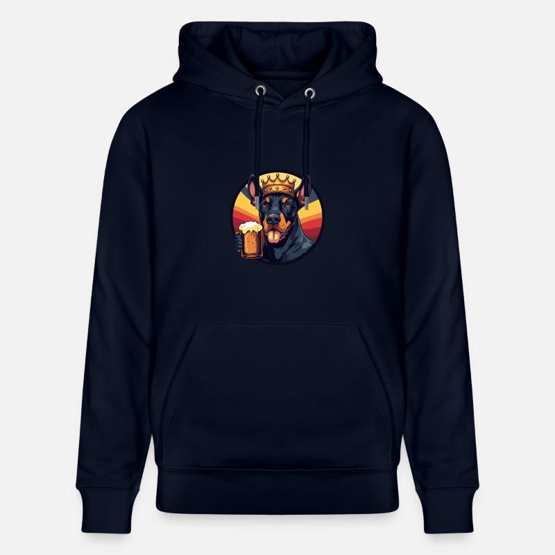 Bière pour chien Doberman - Sweat à capuche bio CRUISER Stanley/Stella Unisexe - marine