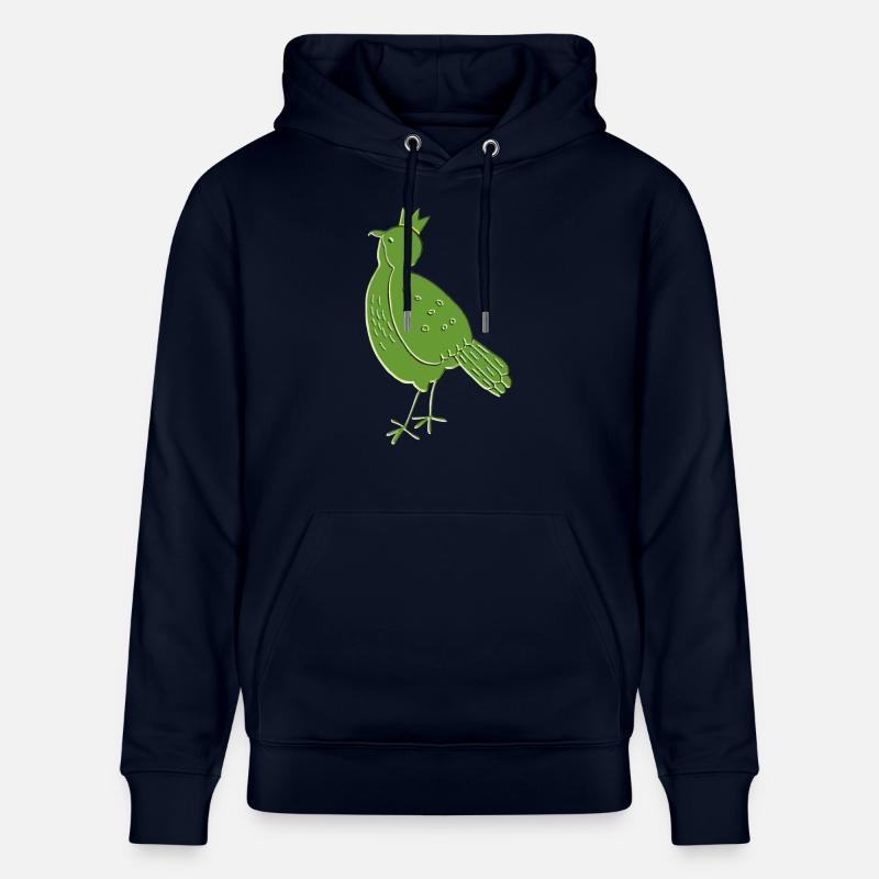 Vert oiseau - Sweat à capuche bio CRUISER Stanley/Stella Unisexe - marine