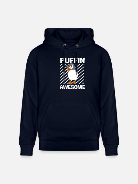 Papageientaucher Puffin - Stanley/Stella CRUISER Unisex Organic Hoodie - navy