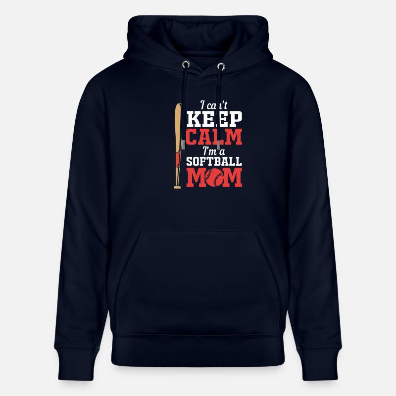 Softball Mutter Softball Mama - Stanley/Stella Unisex Bio-Hoodie CRUISER  - Navy