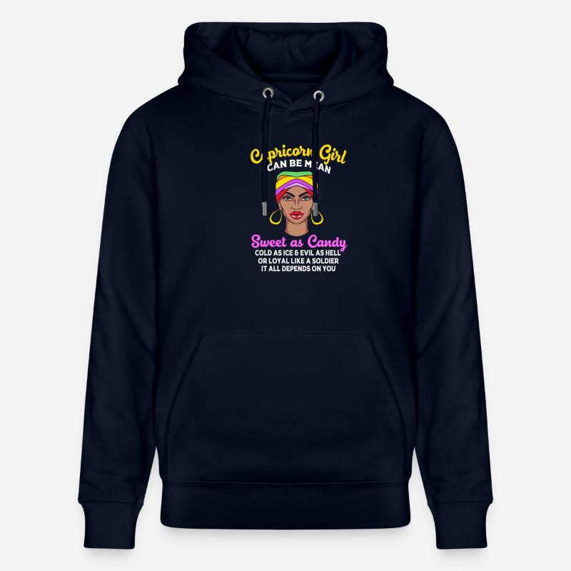 Sternzeichen Steinbock - Stanley/Stella Unisex Bio-Hoodie CRUISER - Navy