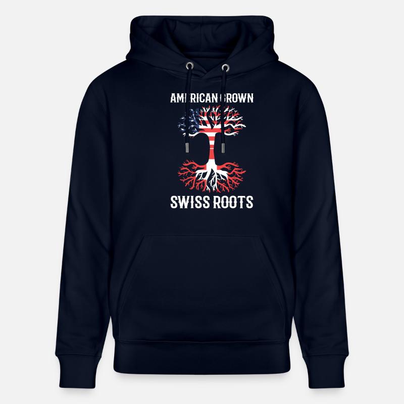 Schweiz Schweizer Schweizerdeutsch - Stanley/Stella Unisex Bio-Hoodie CRUISER - Navy