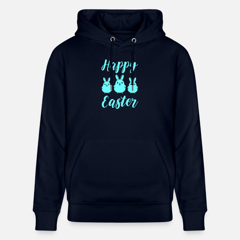 Joyeux lapins de Pâques - Sweat à capuche bio CRUISER Stanley/Stella Unisexe - marine