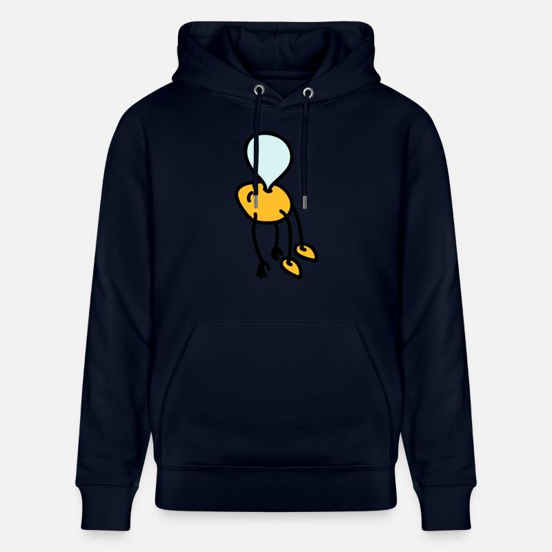chewing_gum_man - Stanley/Stella Unisex Bio-Hoodie CRUISER  - Navy