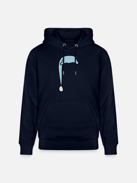 Sleeping cap with bobblehead - Stanley/Stella CRUISER Unisex Organic Hoodie - navy