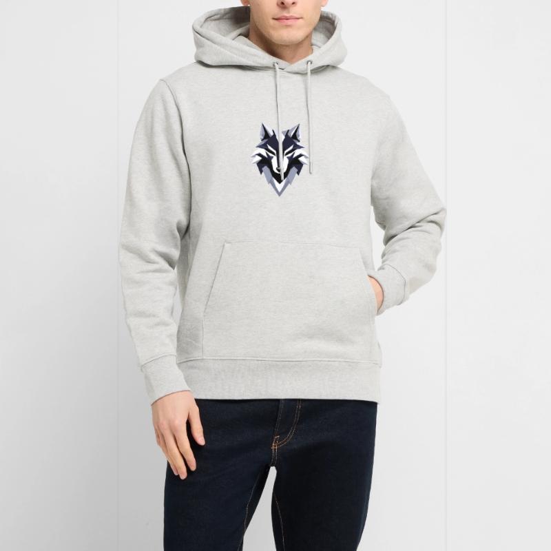 Conception du logo Wolf Low Poly Sweat à capuche bio CRUISER Stanley/Stella Unisexe