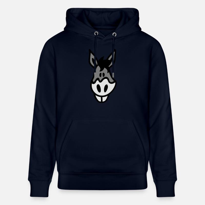 Fou âne - tête 3 - Sweat à capuche bio CRUISER Stanley/Stella Unisexe - marine