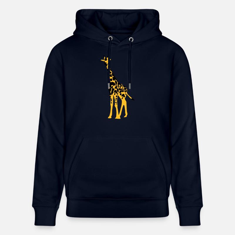 Girafe - Sweat à capuche bio CRUISER Stanley/Stella Unisexe - marine