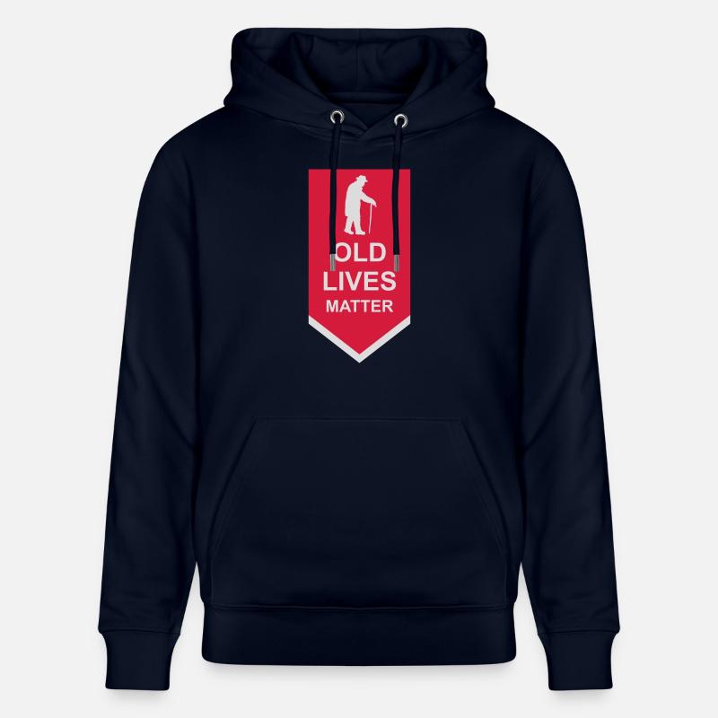 Citation Old Lives Matter - Sweat à capuche bio CRUISER Stanley/Stella Unisexe - marine