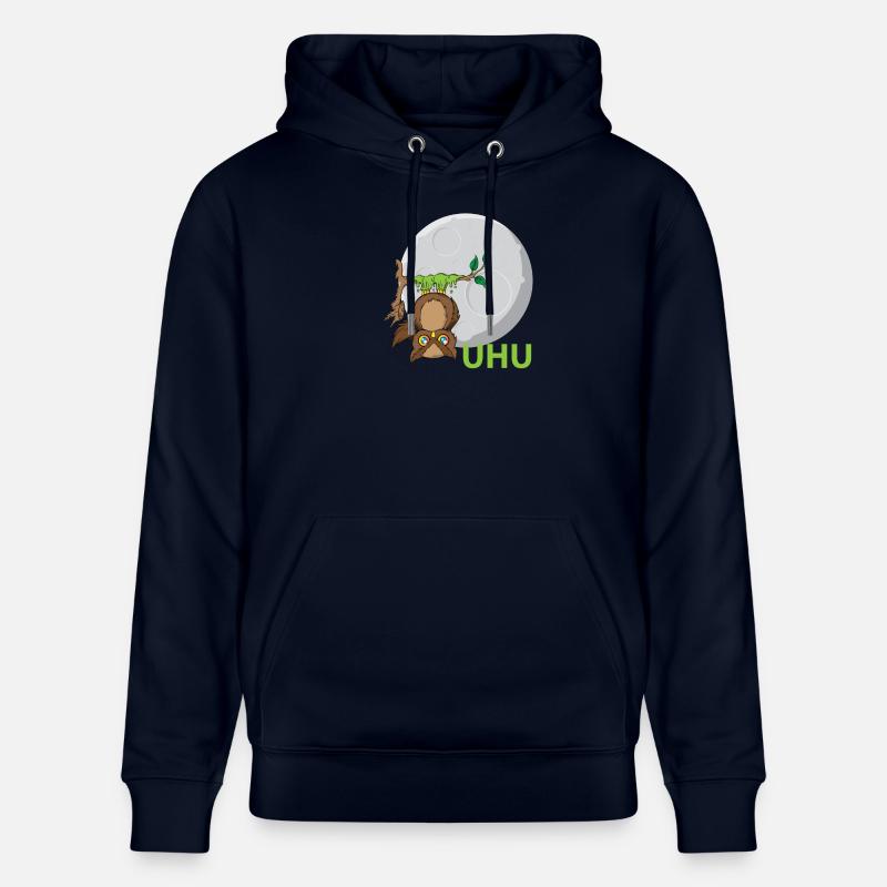 Uhu Eule Vogel Kleber - Stanley/Stella Unisex Bio-Hoodie CRUISER - Navy