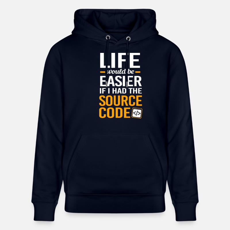 Cyber programmeur cybersécurité Hacker - Sweat à capuche bio CRUISER Stanley/Stella Unisexe - marine
