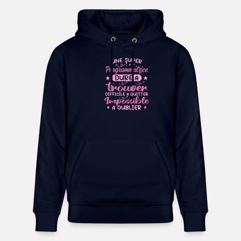 Ein Super Programmierer - Programmierer Geschenk - Stanley/Stella Unisex Bio-Hoodie CRUISER - Navy