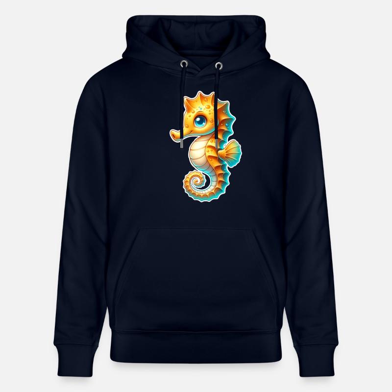Hippocampe Hippocampe - Sweat à capuche bio CRUISER Stanley/Stella Unisexe - marine