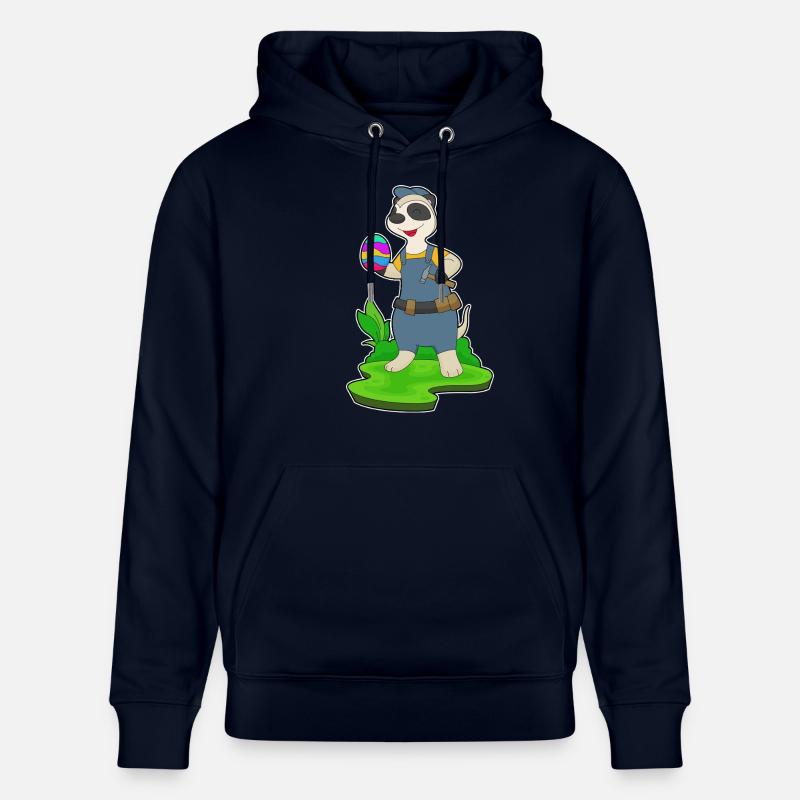 Suricate Charpentier de Pâques - Sweat à capuche bio CRUISER Stanley/Stella Unisexe - marine