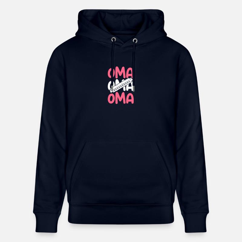 Harmonica Granny Harmonica - Sweat à capuche bio CRUISER Stanley/Stella Unisexe - marine