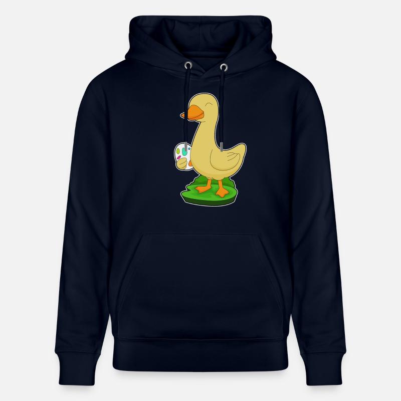 Duck Easter Easter Egg - Stanley/Stella CRUISER Unisex Organic Hoodie - navy
