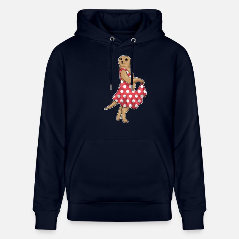Suricate Polkadot - Sweat à capuche bio CRUISER Stanley/Stella Unisexe - marine