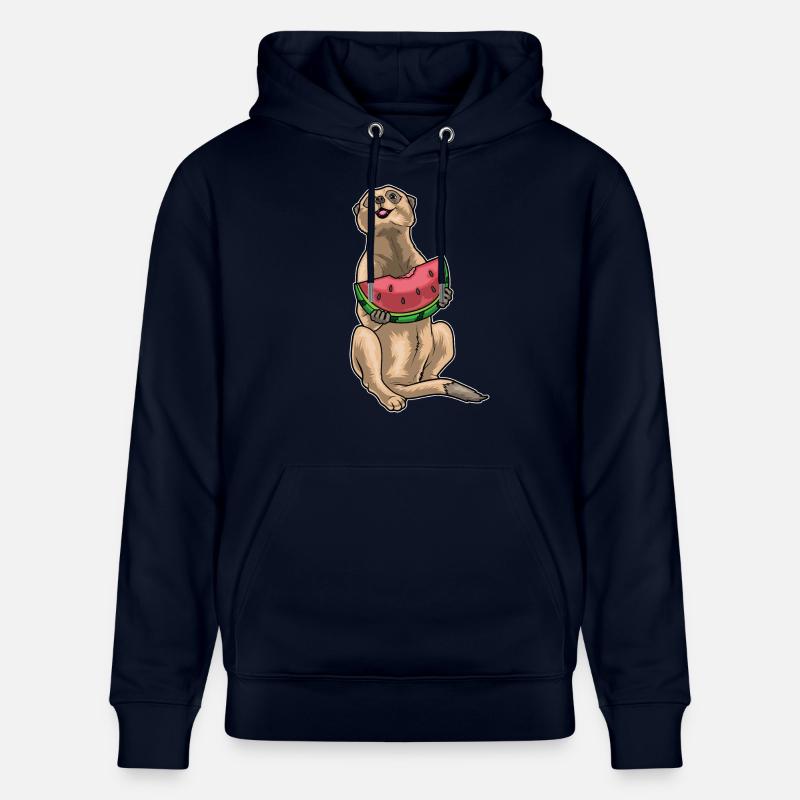 Suricate Pastèque - Sweat à capuche bio CRUISER Stanley/Stella Unisexe - marine