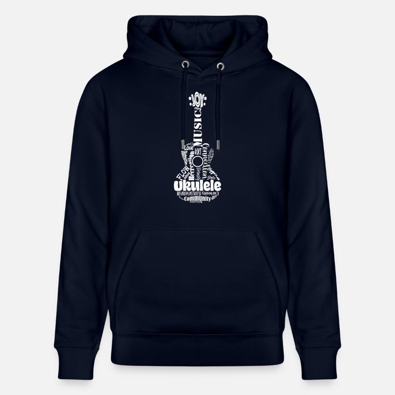 Anatomie émotionnelle du ukulélé - Sweat à capuche bio CRUISER Stanley/Stella Unisexe - marine