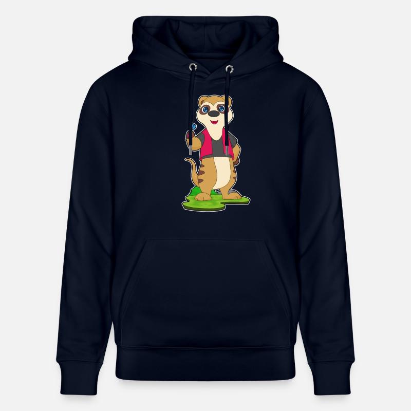 Fléchette suricate - Sweat à capuche bio CRUISER Stanley/Stella Unisexe - marine