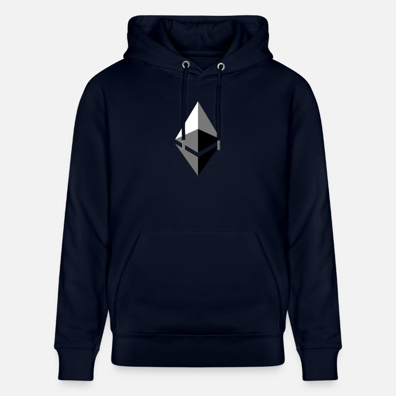 ETH éther Etherium - Sweat à capuche bio CRUISER Stanley/Stella Unisexe - marine