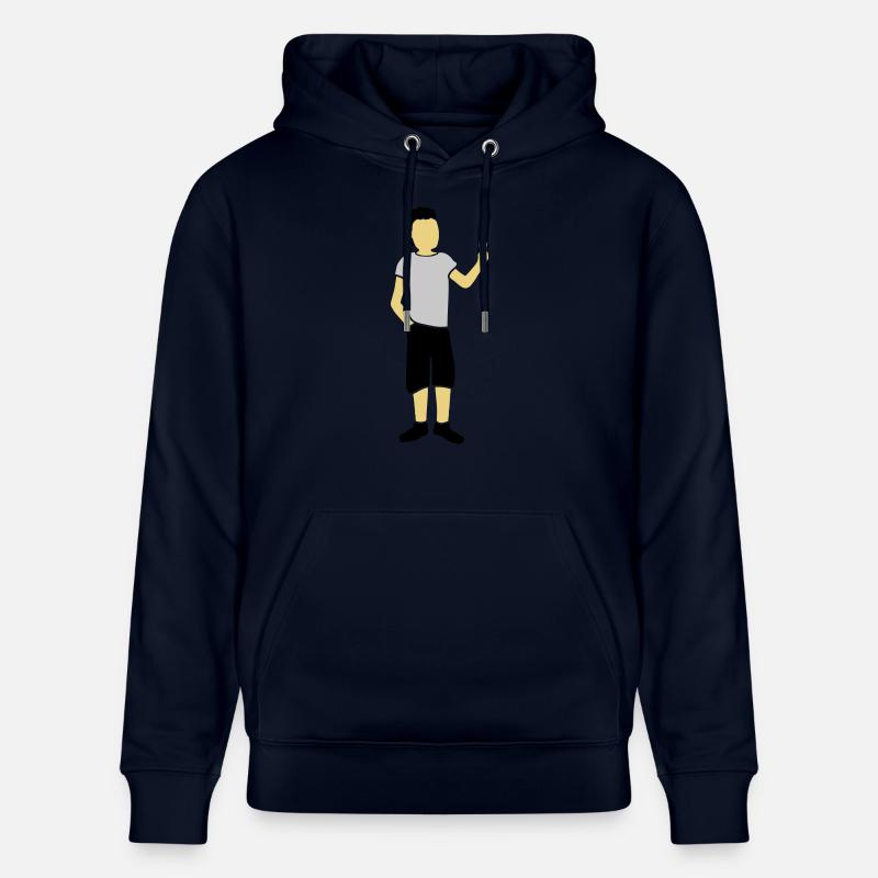 Silhouette jeunesse Signe de paix - Sweat à capuche bio CRUISER Stanley/Stella Unisexe - marine