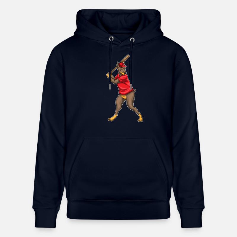 Bâton de baseball Doberman - Sweat à capuche bio CRUISER Stanley/Stella Unisexe - marine