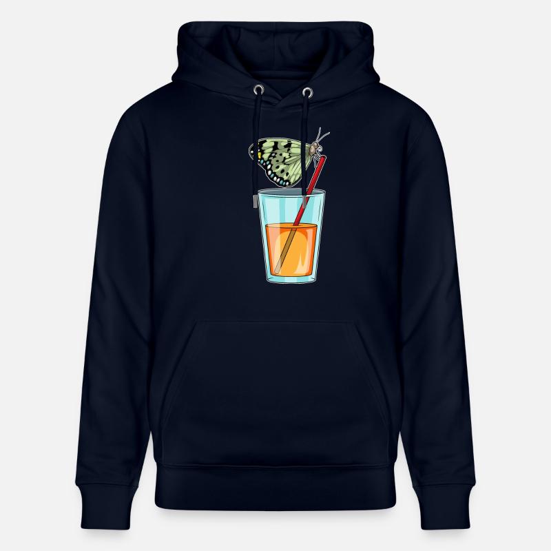 Jus de papillon - Sweat à capuche bio CRUISER Stanley/Stella Unisexe - marine