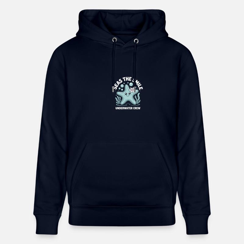 Design mignon d’étoile de mer - Sweat à capuche bio CRUISER Stanley/Stella Unisexe - marine